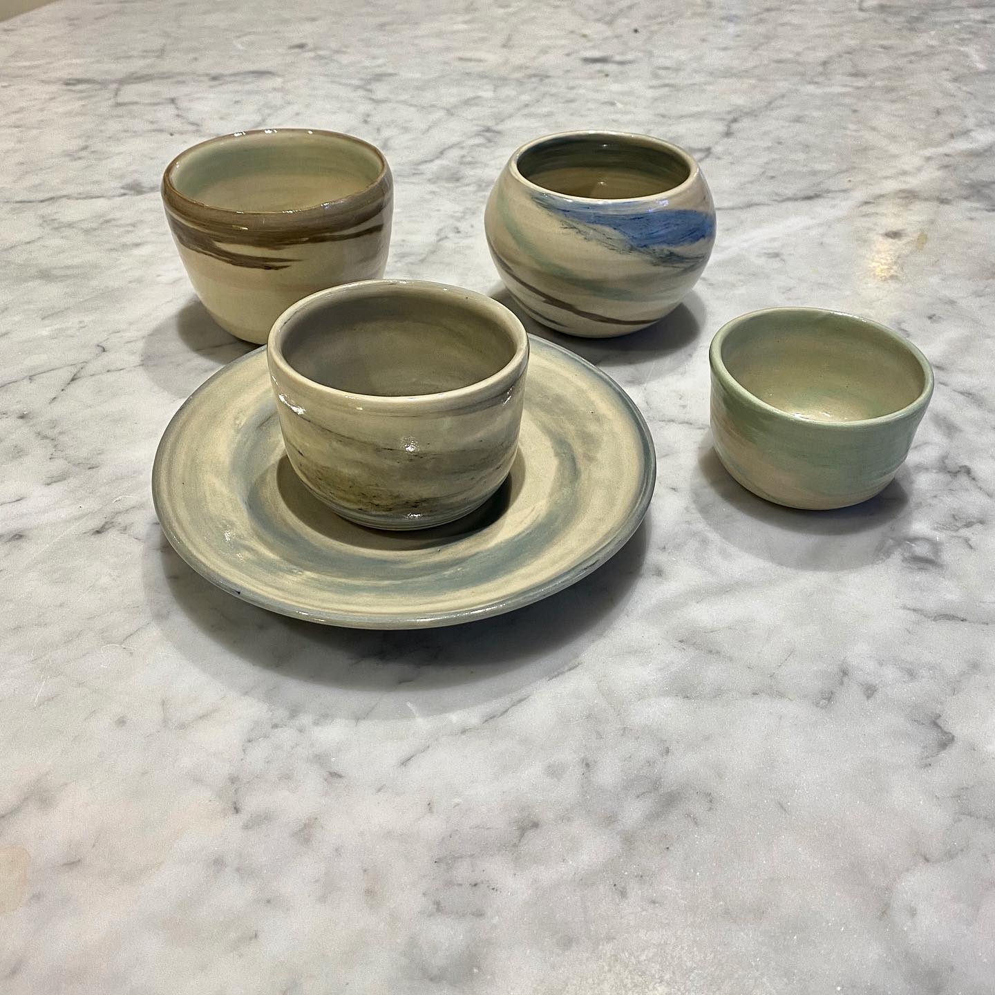 Ceramic pieces from the Leaf Ceramics archive