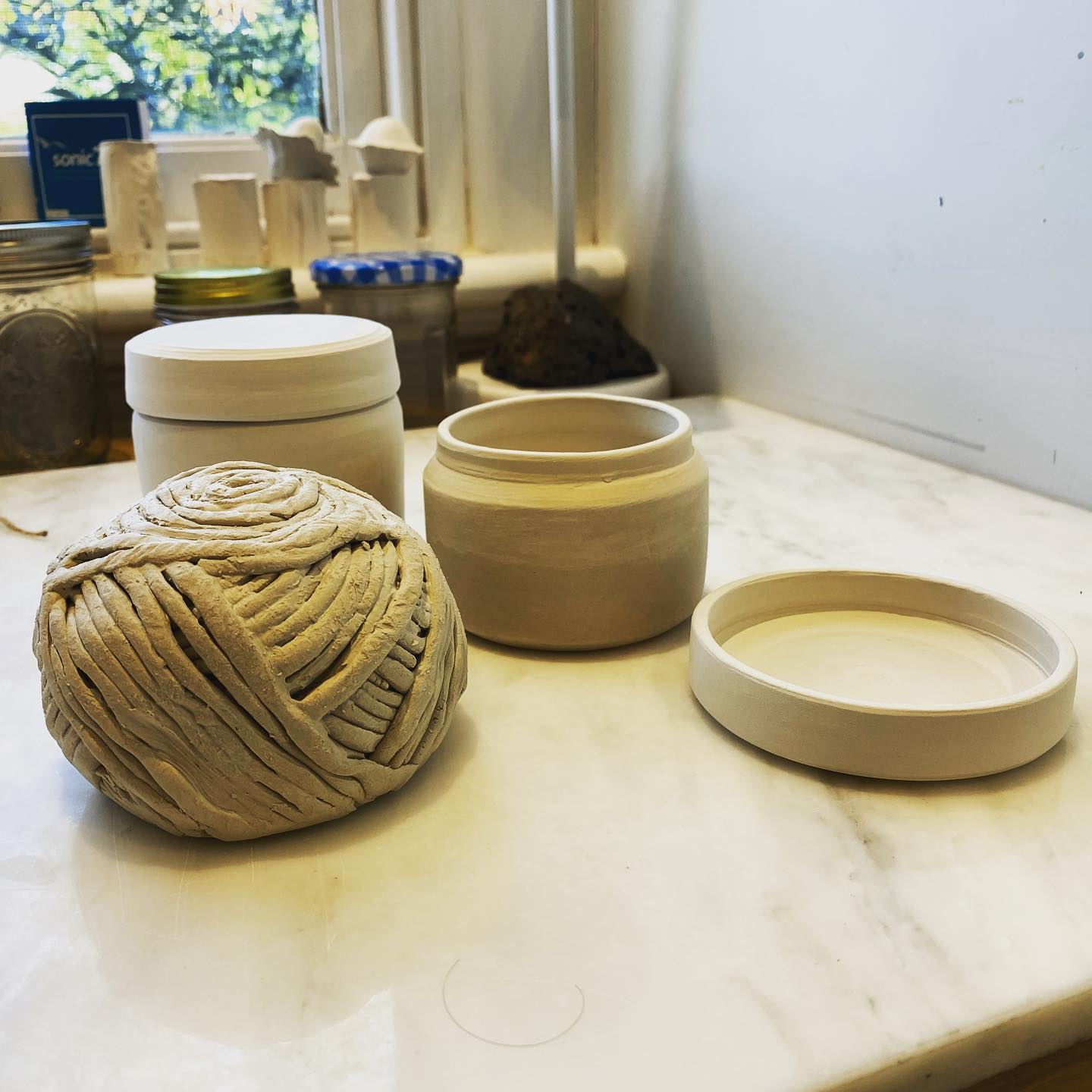 Studio ceramics and hand-built forms by Leaf Ceramics
